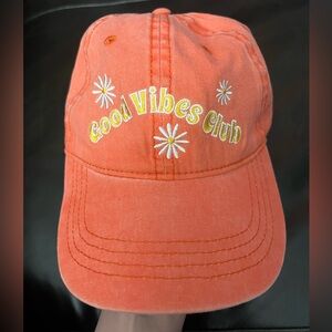 Orange 'Good Vibes Club' Cap